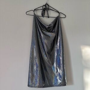 Rainbow Disco Mirror Ball Silence + Noise Dress XS